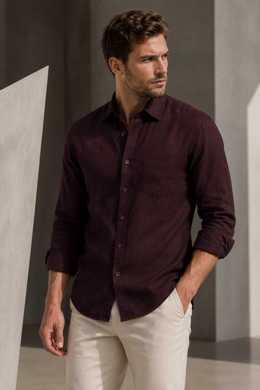 Er. Luxurious Premium Linen Shirt – Classic Fit | Men’s