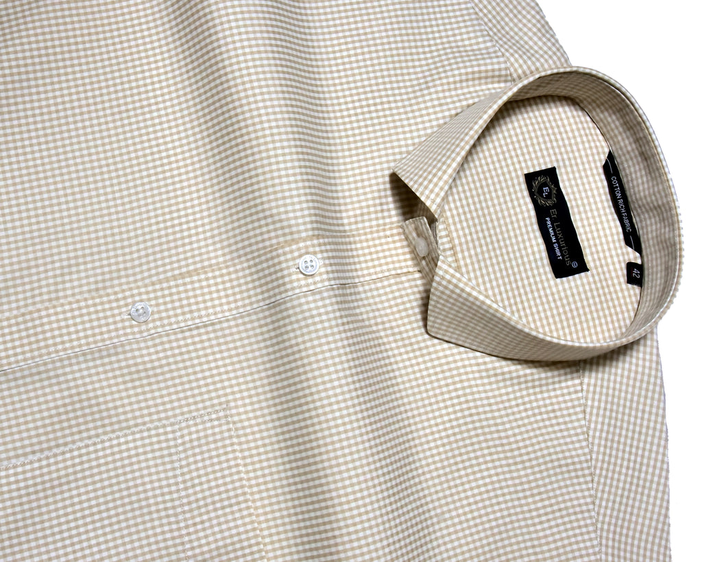 Er.Luxurious Premium Fone Micro Check Formal Shirt